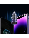 Hurtownia GSM - Încărcător auto USAMS C35 USB-A+USB-C 45W Încărcare rapidă violet/purple (US-CC175) - USA965 - {ean13} - Hurt