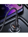 Hurtownia GSM - Încărcător auto USAMS C35 USB-A+USB-C 45W Încărcare rapidă violet/purple (US-CC175) - USA965 - {ean13} - Hurt