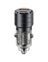 USAMS C36 USB-A+USB-C 95W Schnelllade-Autoladegerät schwarz (US-CC176)