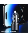 Wholesale USAMS C36 Car Charger USB-A+USB-C 95W Fast Charge black (US-CC176) - USA966 - {ean13} - Hurt