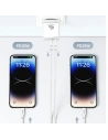 Hurtownia GSM - Încărcător de rețea USAMS 2xUSB-C T54 40W PD Încărcare rapidă alb/white (US-CC172) - USA968 - {ean13} - Hurt