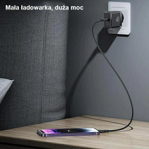 Hurtownia GSM - Síťová nabíječka USAMS 2xUSB-C T54 40W PD Rychlé nabíjení bílá/white (US-CC172) - USA968 - {ean13} - Hurt