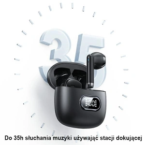 Hurtownia GSM - Sluchátka TWS USAMS Bluetooth 5.3 IA II série černá/black (USAMS-IAII15) - USA970 - {ean13} - Hurt