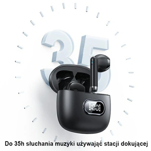 Słuchawki TWS USAMS Bluetooth 5.3 IA II series czarny/black (USAMS-IAII15)