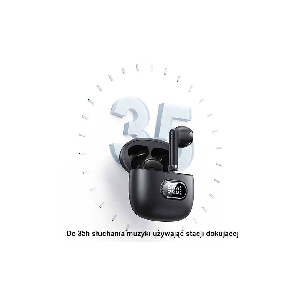 Hurtownia GSM - Słuchawki TWS USAMS Bluetooth 5.3 IA II series czarny/black (USAMS-IAII15) - USA970 - {ean13} - Hurt