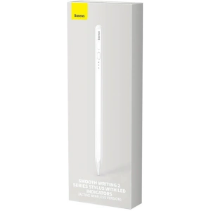 Hurtownia GSM - Kapazitiver Stylus Baseus Smooth Writing 2 mit Batterieanzeige (weiß) - BSU4184 - {ean13} - Hurt