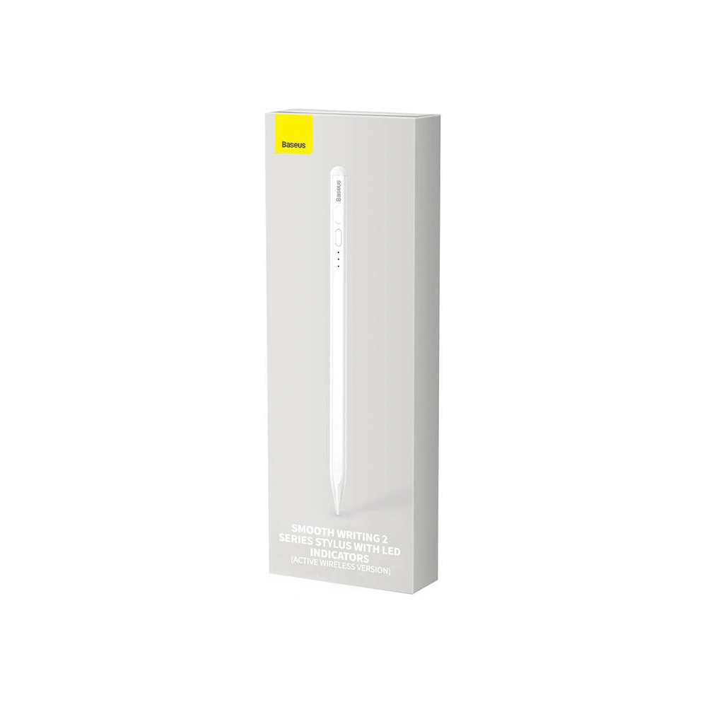 Hurtownia GSM - Kapazitiver Stylus Baseus Smooth Writing 2 mit Batterieanzeige (weiß) - BSU4184 - {ean13} - Hurt