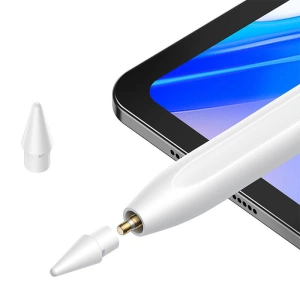 Hurtownia GSM - Stylus/Stift/Kugelschreiber Baseus Smooth Writing 2 mit Batteriestatusanzeige (weiß) - BSU4186 - {ean13} - Hurt
