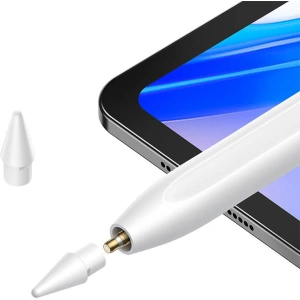 Hurtownia GSM - Aktiver + passiver Stift Baseus Stylus mit Batterieanzeige (weiß) - BSU4187 - {ean13} - Hurt