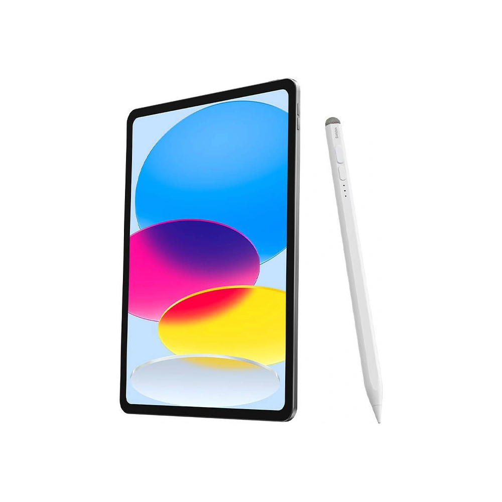 Hurtownia GSM - Aktiver + passiver Stift Baseus Stylus mit Batterieanzeige (weiß) - BSU4187 - {ean13} - Hurt