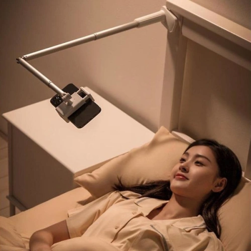 Teleskopowy uchwyt biurkowy USAMS WX Series biały/white (US-ZB255)