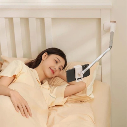 Teleskopowy uchwyt biurkowy USAMS WX Series biały/white (US-ZB255)