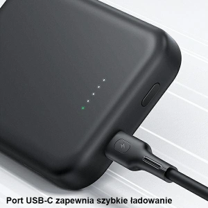 Powerbank USAMS PB66 10000mAh 20W PD Magnetic Wireless Two-Way Fast Charge biały/white (US-CD180)