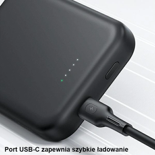 Powerbank USAMS PB66 10000mAh 20W PD Magnetic Wireless Two-Way Fast Charge biały/white (US-CD180)