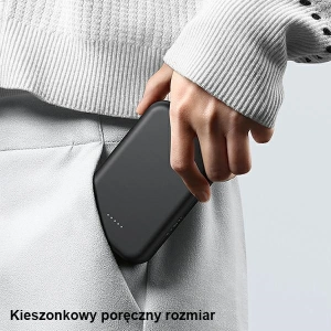 Powerbank USAMS PB66 10000mAh 20W PD Magnetic Wireless Two-Way Fast Charge biały/white (US-CD180)