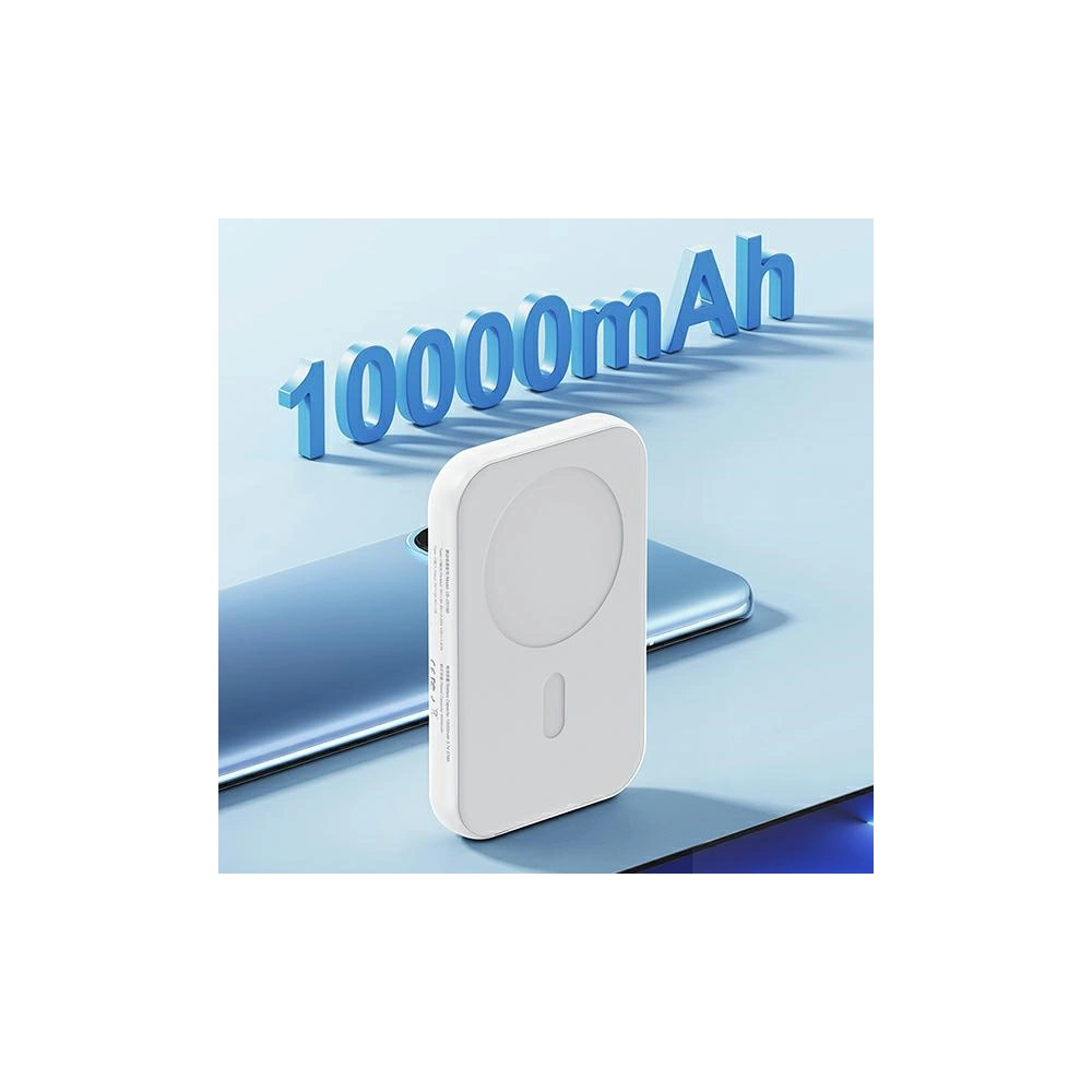 Wholesale USAMS PB66 Powerbank 10000mAh 20W PD Magnetic Wireless Two-Way Fast Charge white (US-CD180) - USA973 - {ean13} - Hurt