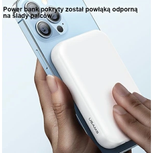 Powerbank USAMS PB66 10000mAh 20W PD Magnetic Wireless Two-Way Fast Charge biały/white (US-CD180)