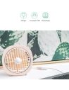 Wholesale USAMS Desktop Mini Fan with LED pink (US-ZB065) - USA974 - {ean13} - Hurt