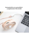 Hurtownia GSM - Wiatrak z lampką USAMS różowy/pink (US-ZB065) - USA974 - {ean13} - Hurt