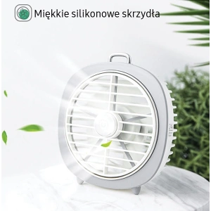 Wholesale USAMS Desktop Mini Fan with LED pink (US-ZB065) - USA974 - {ean13} - Hurt