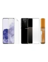 Zestaw PanzerGlass Start Kit Samsung Galaxy S21 Ultra TPU képernyővédő, ClearCase tok, 30ml spray