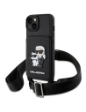 Hurtownia GSM - Etui Karl Lagerfeld KLHCP14MCSAKCPMK Apple iPhone 14 Plus / 15 Plus hardcase czarny/black Crossbody Saffiano Karl & Choupette - KLD1573 - {ean13} - Hurt