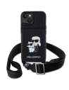 Hurtownia GSM - Etui Karl Lagerfeld KLHCP14MCSAKCPMK Apple iPhone 14 Plus / 15 Plus hardcase czarny/black Crossbody Saffiano Karl & Choupette - KLD1573 - {ean13} - Hurt