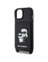 Hurtownia GSM - Etui Karl Lagerfeld KLHCP14MCSAKCPMK Apple iPhone 14 Plus / 15 Plus hardcase czarny/black Crossbody Saffiano Karl & Choupette - KLD1573 - {ean13} - Hurt