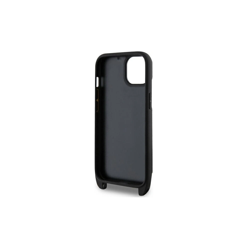 Hurtownia GSM - Etui Karl Lagerfeld KLHCP14MCSAKCPMK Apple iPhone 14 Plus / 15 Plus Hardcase schwarz/black Crossbody Saffiano Karl & Choupette - KLD1573 - {ean13} - Hurt