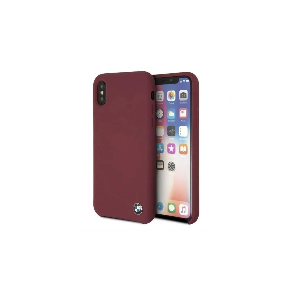 Hurtownia GSM - Etui BMW BMHCPXSILRE Apple iPhone XS/X roșu/red hardcase Silicon - BMW455 - {ean13} - Hurt