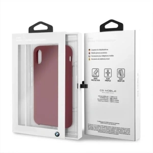 Wholesale BMW BMHCPXSILRE Apple iPhone XS/X red hardcase Silicone - BMW455 - {ean13} - Hurt