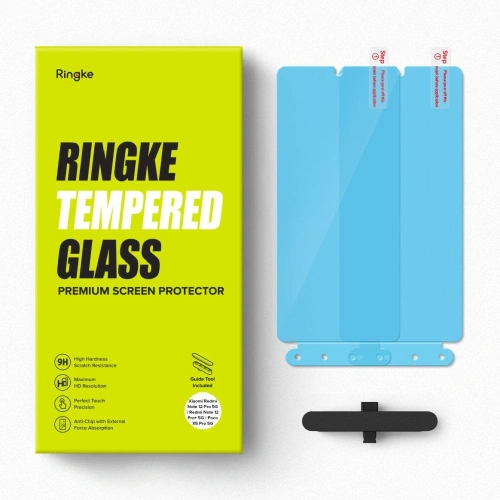 Szkło hartowane Ringke Tempered Glass Xiaomi Redmi Note 12 Pro 5G/12 Pro+ Plus 5G/POCO X5 Pro 5G Clear [2 PACK]