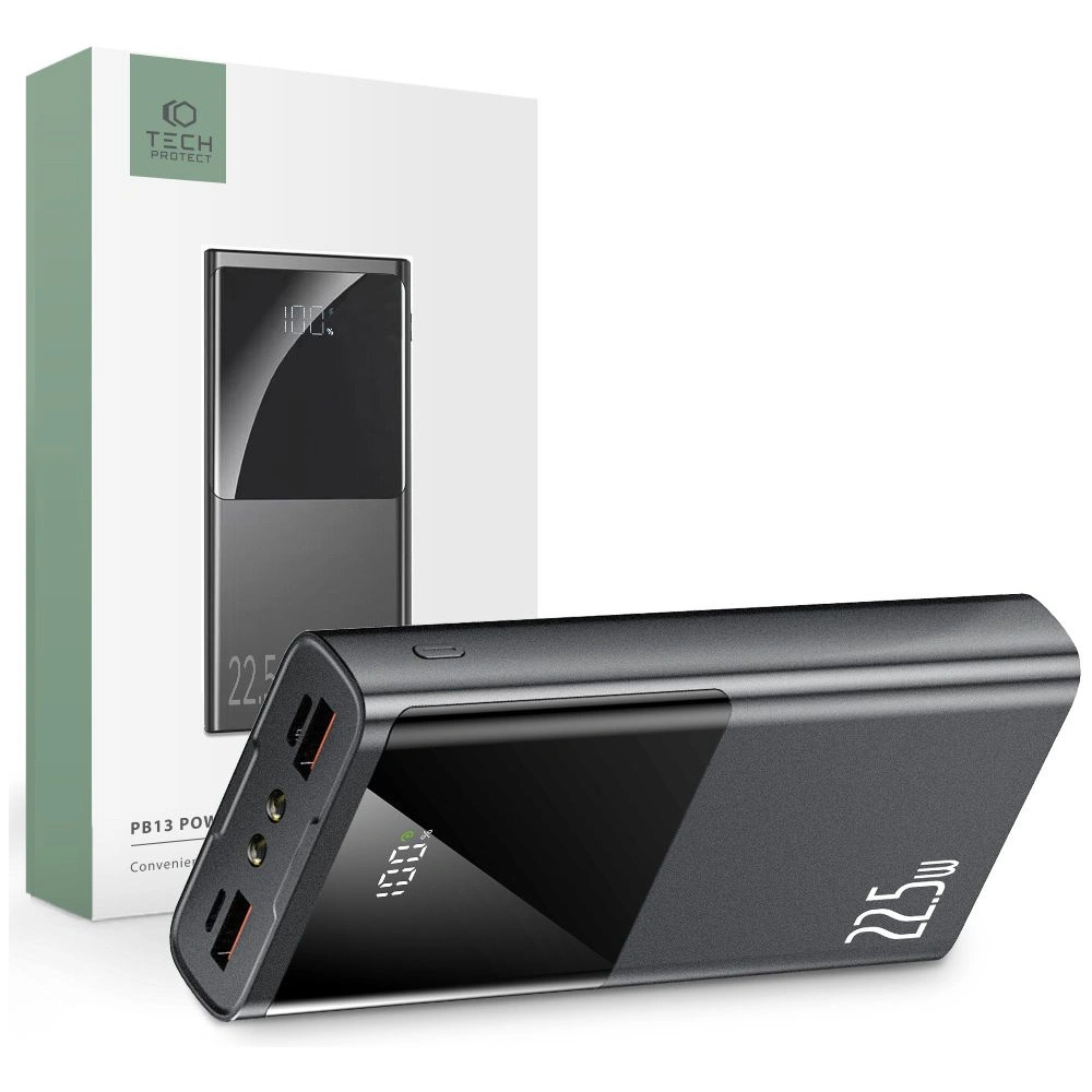 Wholesale Tech-Protect Powerbank PB13 22.5W 20000mah Grey - THP1944 - {ean13} - Hurt