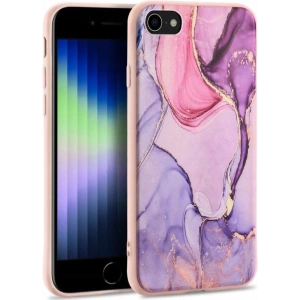 Hurtownia GSM - Etui Tech-Protect Marble 2 Apple iPhone SE 2022/SE 2020/8/7 Rosa - THP1947 - {ean13} - Hurt