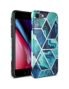 Etui Tech-Protect Marble 2 Apple iPhone SE 2022/SE 2020/8/7 Blau
