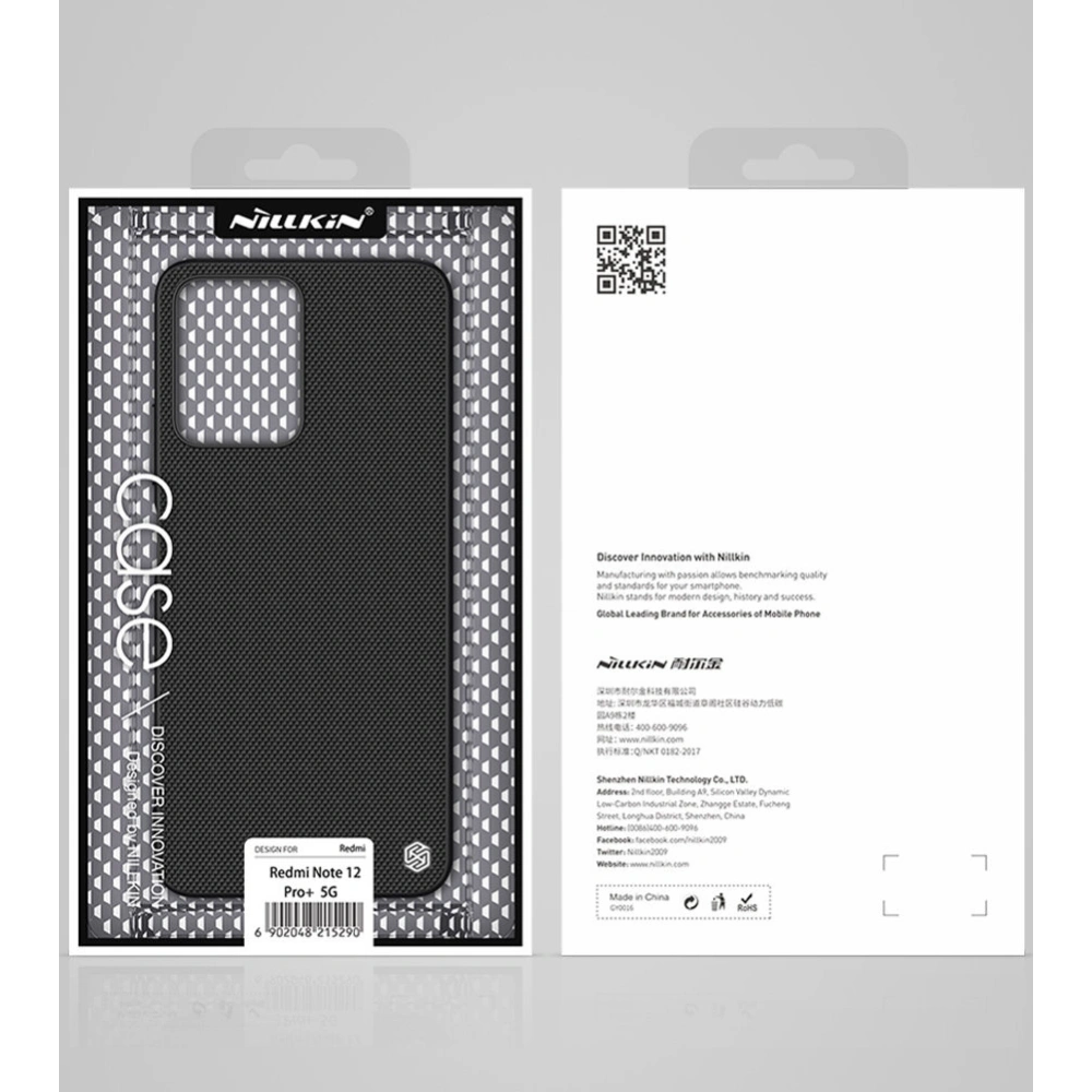 Hurtownia GSM - Etui Nillkin Textured Case Xiaomi Redmi Note 12 Pro+ Plus negru - NLK1087 - {ean13} - Hurt