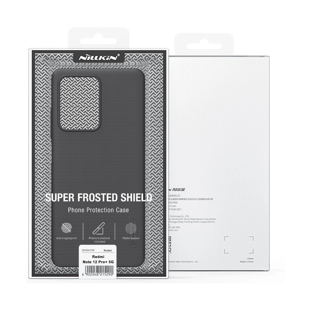 Hurtownia GSM - Etui Nillkin Super Frosted Shield Xiaomi Redmi Note 12 Pro+ Plus negre - NLK1091 - {ean13} - Hurt