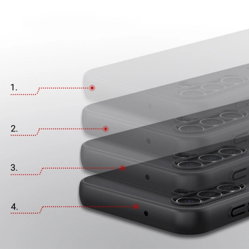 Etui Nillkin Super Frosted Shield Samsung Galaxy A14 LTE/5G białe