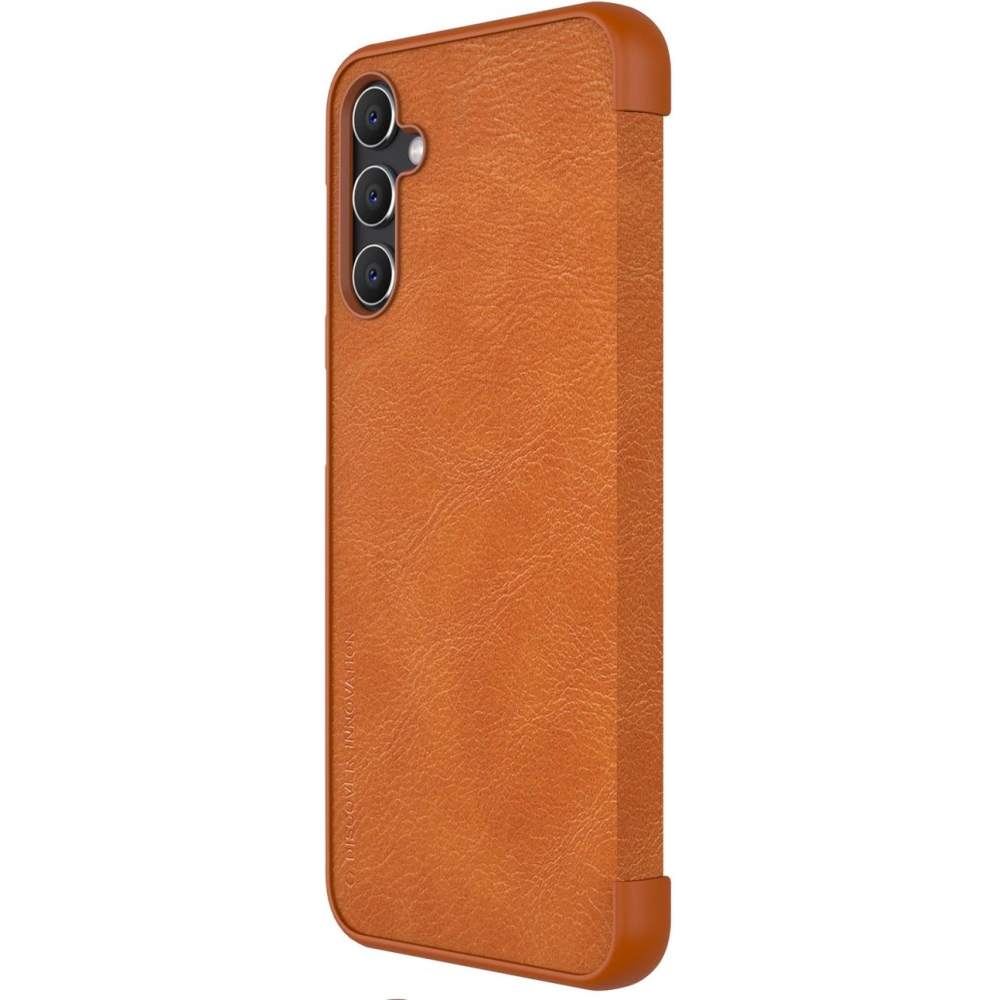 Hurtownia GSM - Etui Nillkin Qin Leather Samsung Galaxy A14 5G hnědé - NLK1095 - {ean13} - Hurt