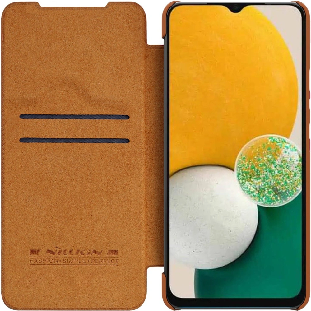 Hurtownia GSM - Etui Nillkin Qin Leder Samsung Galaxy A14 5G braun - NLK1095 - {ean13} - Hurt