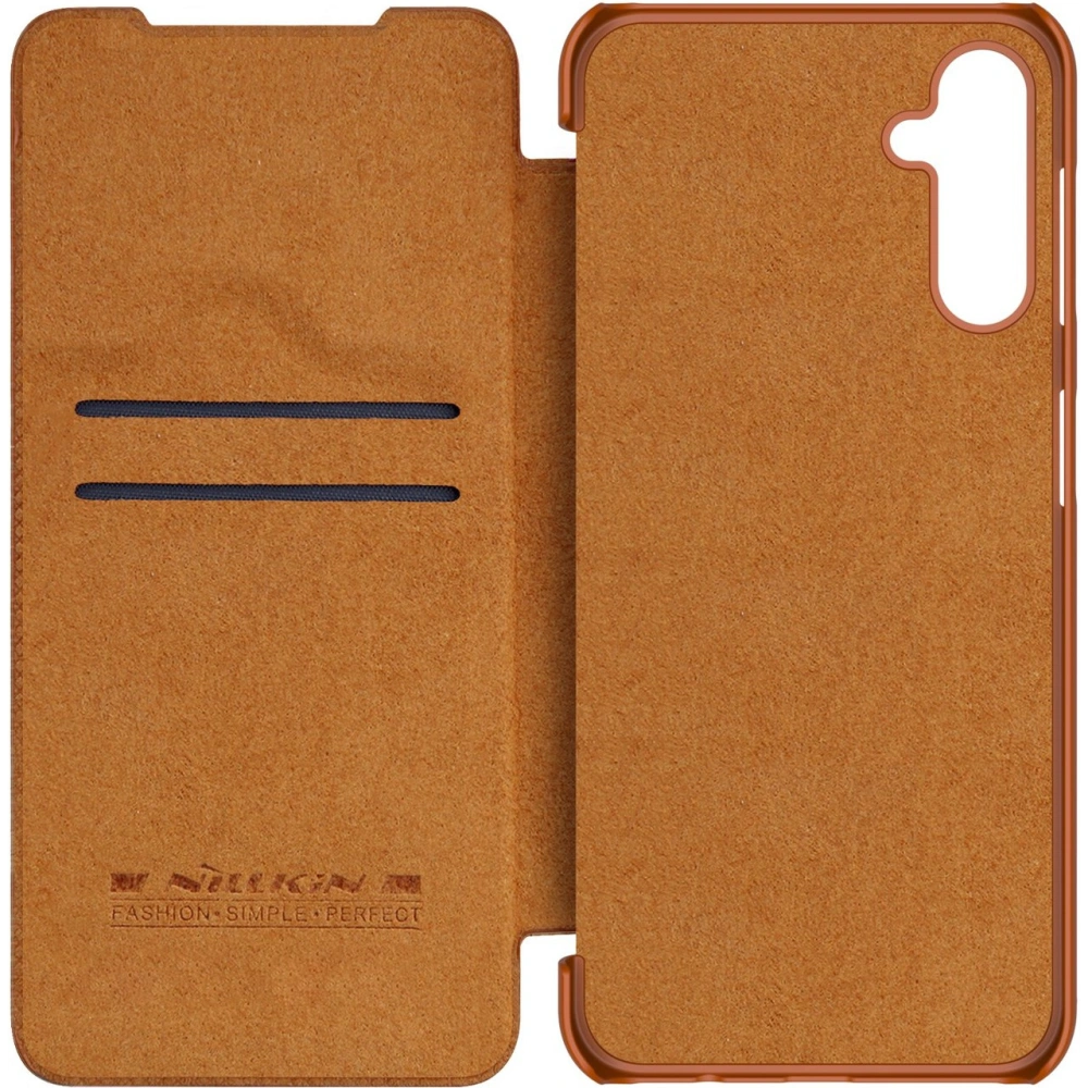 Hurtownia GSM - Etui Nillkin Qin Leder Samsung Galaxy A14 5G braun - NLK1095 - {ean13} - Hurt