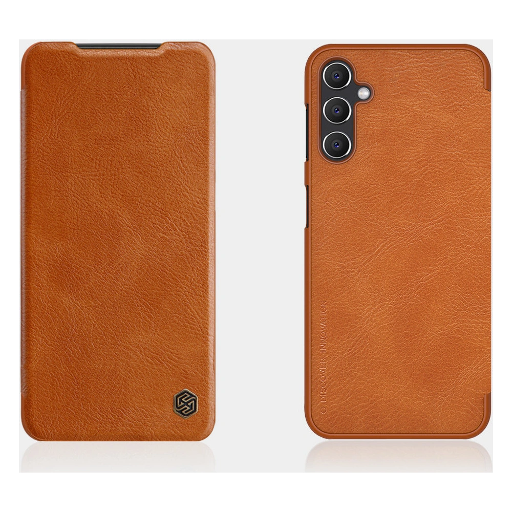 Hurtownia GSM - Etui Nillkin Qin Leder Samsung Galaxy A14 5G braun - NLK1095 - {ean13} - Hurt