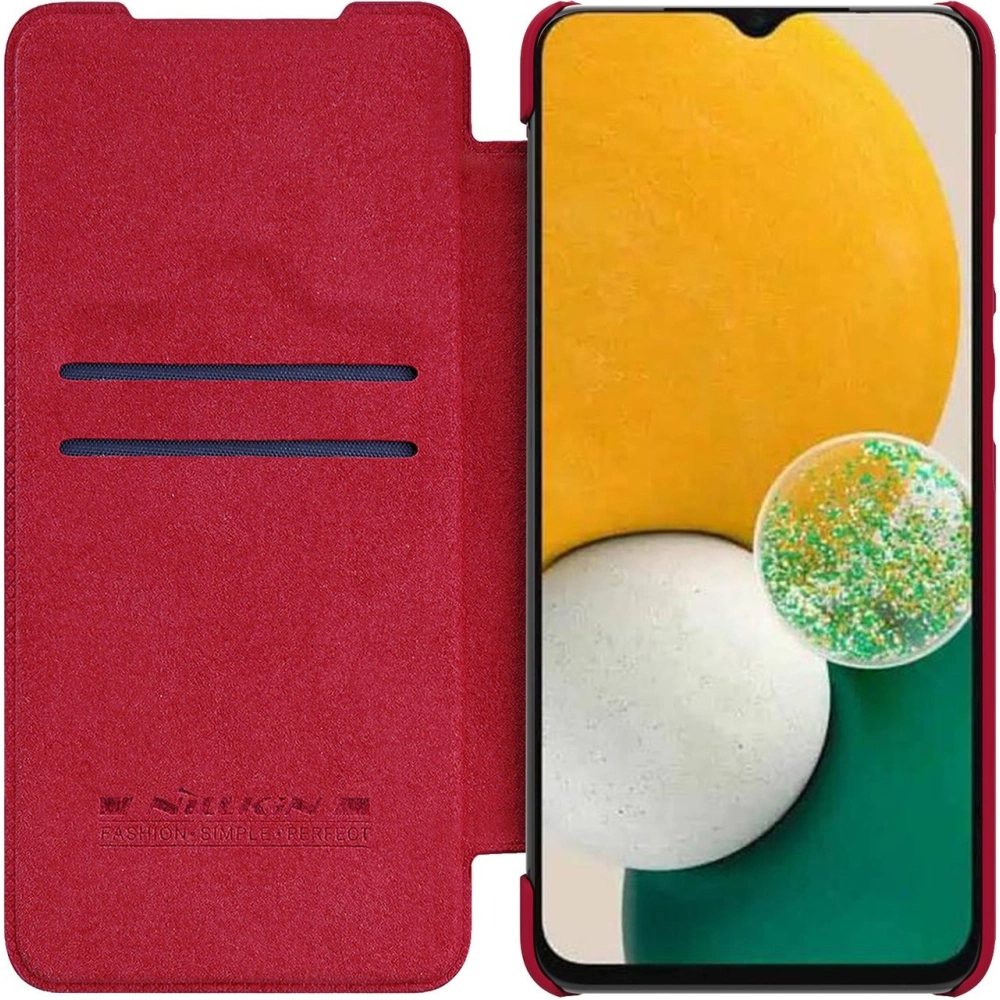 Hurtownia GSM - Etui Nillkin Qin Leather Samsung Galaxy A14 5G piros - NLK1096 - {ean13} - Hurt