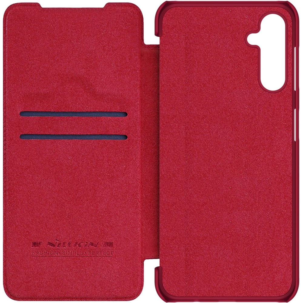Hurtownia GSM - Etui Nillkin Qin Leather Samsung Galaxy A14 5G piros - NLK1096 - {ean13} - Hurt