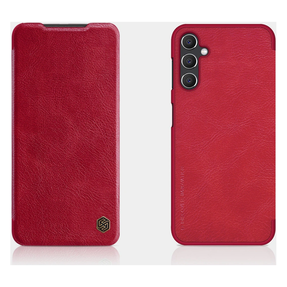 Hurtownia GSM - Etui Nillkin Qin Leather Samsung Galaxy A14 5G piros - NLK1096 - {ean13} - Hurt
