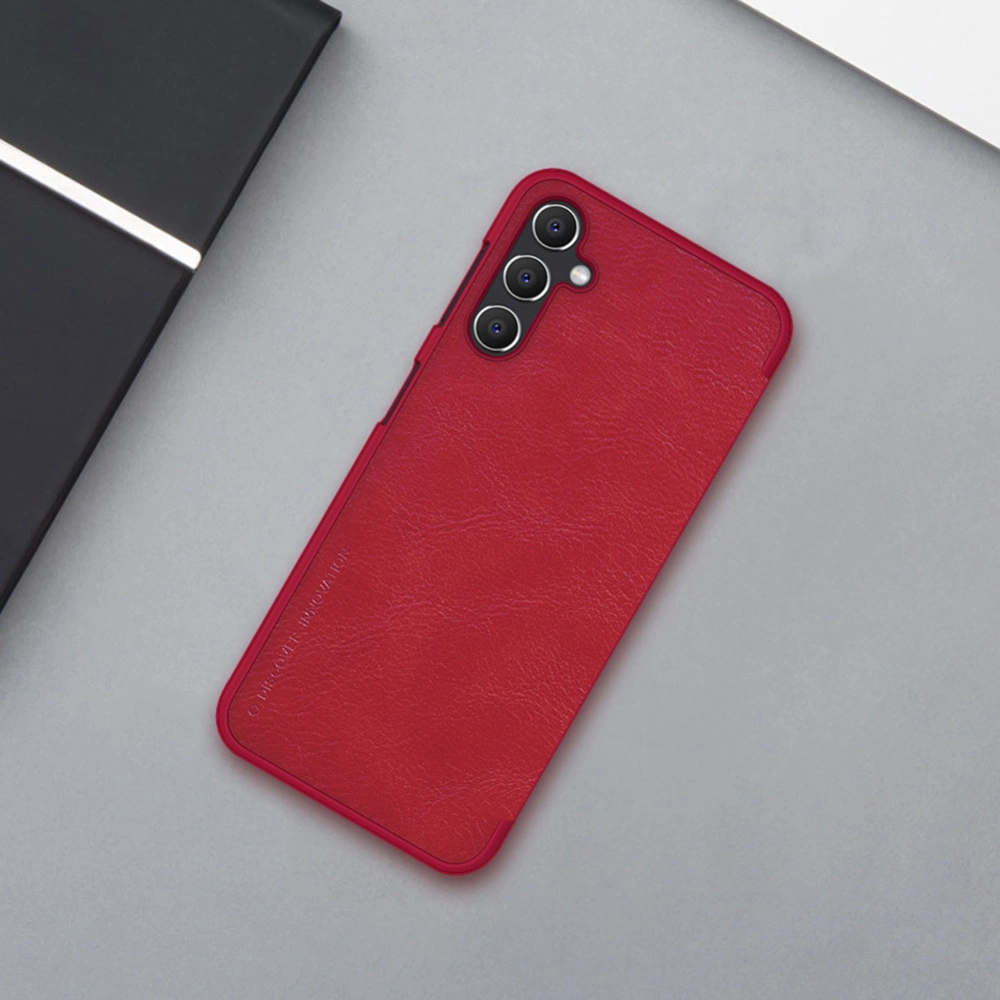 Hurtownia GSM - Etui Nillkin Qin Leather Samsung Galaxy A14 5G rot - NLK1096 - {ean13} - Hurt