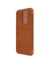 Hurtownia GSM - Etui Nillkin Qin Leather Pro Case Samsung Galaxy A54 5G hnědé - NLK1102 - {ean13} - Hurt