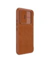Hurtownia GSM - Etui Nillkin Qin Leather Pro Case Samsung Galaxy A54 5G brązowe - NLK1102 - {ean13} - Hurt