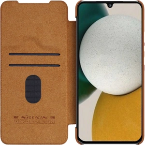 Hurtownia GSM - Etui Nillkin Qin Leather Pro Case Samsung Galaxy A54 5G maro - NLK1102 - {ean13} - Hurt