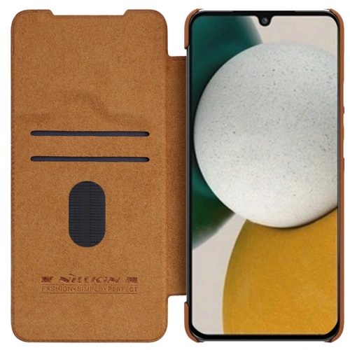Etui Nillkin Qin Leather Pro Case Samsung Galaxy A54 5G brązowe